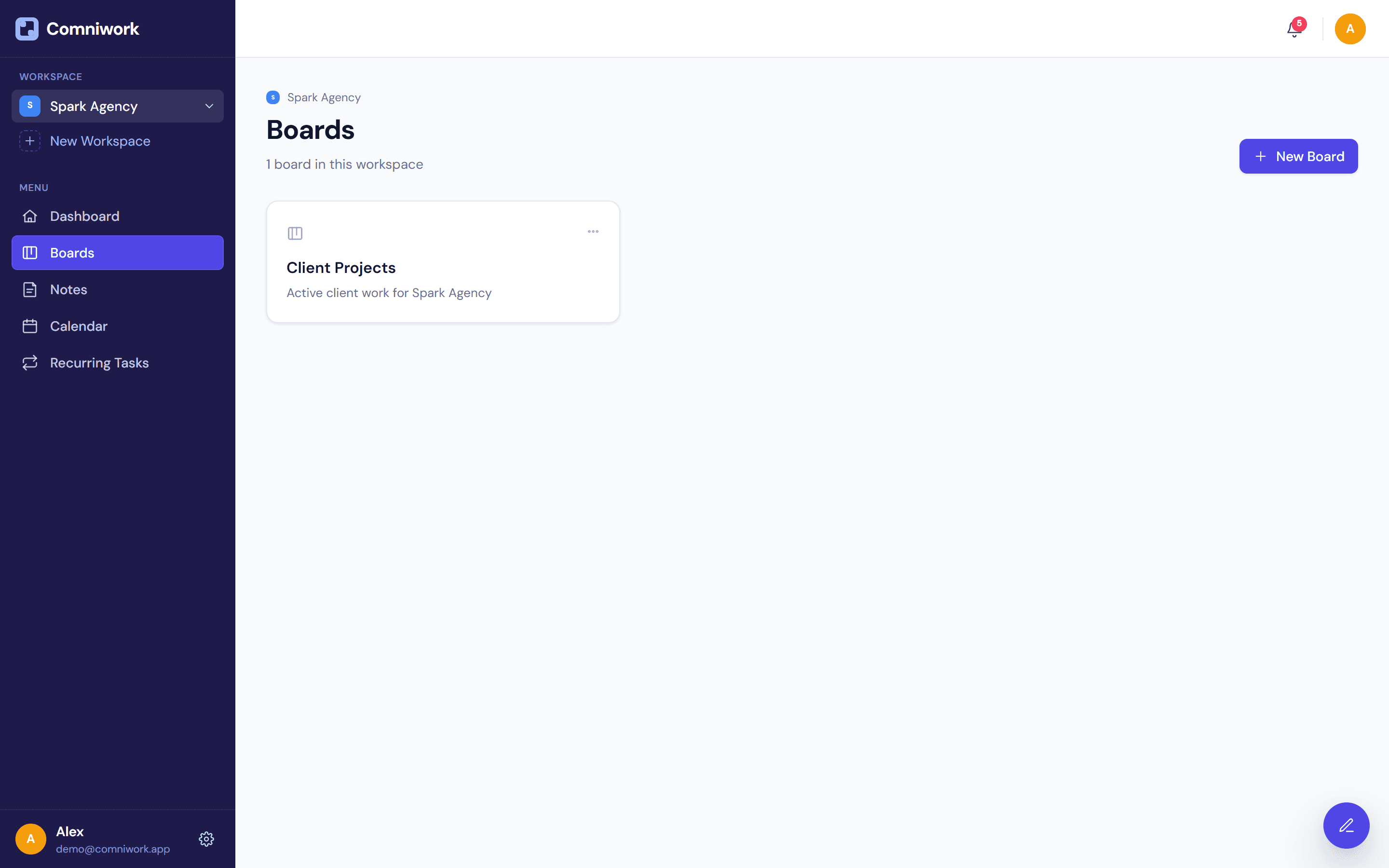 Notes editor with a rich-text document and folder sidebar